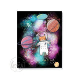 Space Mocha Print