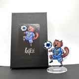 Soccer Cloud Acrylic Standee